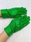 Перчатки с пайетками зеленые, взрослые - фото 7724