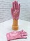 Перчатки с пайетками розовые, детские - фото 7743