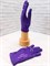 Перчатки с пайетками фиолетовые, детские - фото 7750