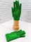 Перчатки с пайетками зеленые, детские - фото 7752