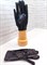 Перчатки с пайетками черные, детские - фото 7768