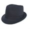 Шляпа классическая черная, размер 58 - фото 9521