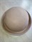 Шляпа котелок круглый, бежевый, 54 - фото 9594