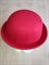 Шляпа котелок круглая, красный, 54 - фото 9602