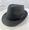 Шляпа с ремешком, черная - фото 9626
