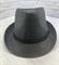 Шляпа с ремешком, черная - фото 9627