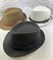 Шляпа с ремешком, черная - фото 9628