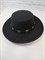 Шляпа Канотье с ободком Монеты, черная 58 - фото 9660