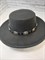 Шляпа Канотье с ободком Монеты, черная 58 - фото 9661
