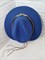 Шляпа с ободком Брошь, синяя 57 - фото 9706