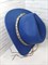 Шляпа с ободком Брошь, синяя 57 - фото 9707