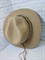 Шляпа с ободком Брошь, бежевая 54 - фото 9742