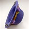 Шляпка-заколка фиолетовая с фиолетовыми розочками - фото 9807