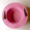 Шляпка-заколка светло-розовая с розовыми розочками - фото 9816