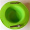 Шляпка-заколка салатовая с зелеными розочками - фото 9820