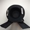 Шляпка заколка с пайетками бусинами и бантом, черная - фото 9932