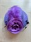 Мини - шляпка на одной заколке, фиолетовая, диаметр 8 см - фото 9959