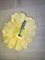 Заколка - брошь цветок Пион, диаметр 11 см, желтый - фото 9968