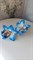 Комплект двух заколок "Тропический цветок Орхидея", голубой - фото 9990