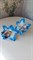Комплект двух заколок "Тропический цветок Орхидея", голубой - фото 9991